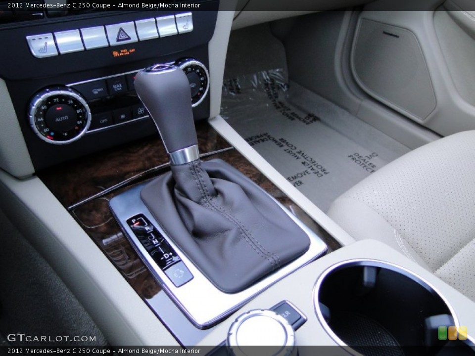 Almond Beige/Mocha Interior Transmission for the 2012 Mercedes-Benz C 250 Coupe #55881460