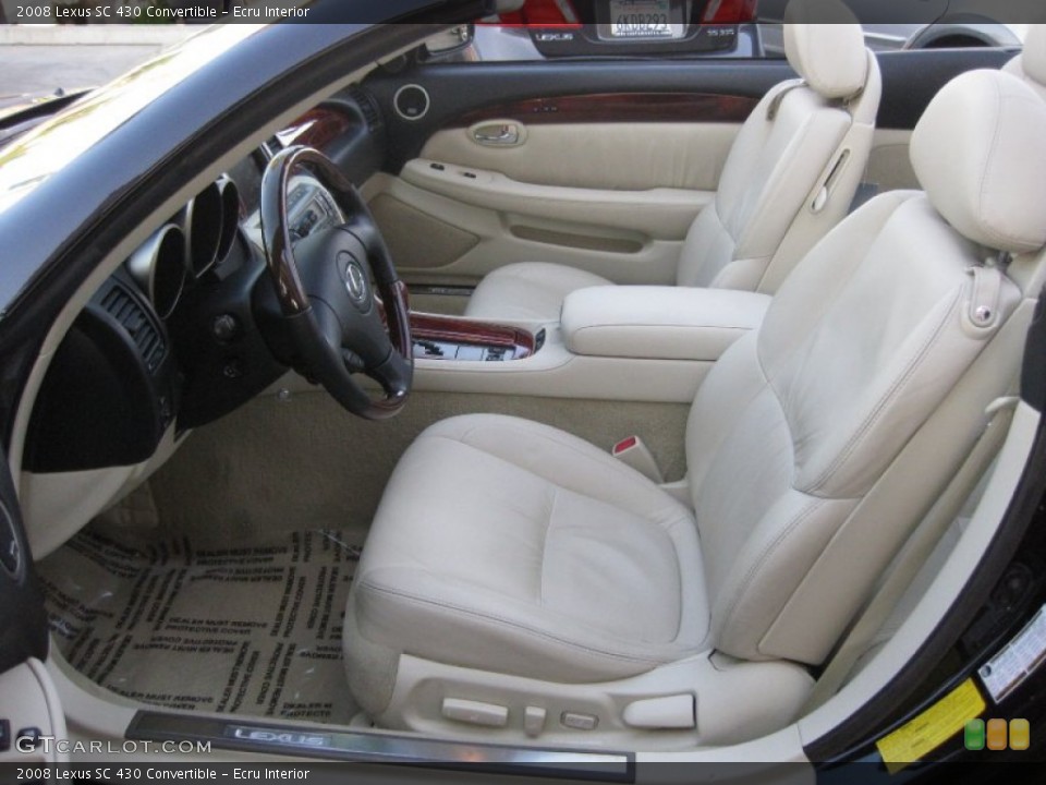 Ecru Interior Photo for the 2008 Lexus SC 430 Convertible #55883404