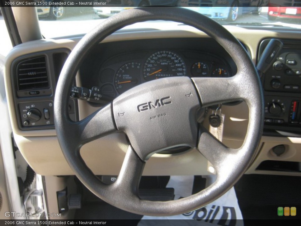 Neutral Interior Steering Wheel for the 2006 GMC Sierra 1500 Extended Cab #55883659
