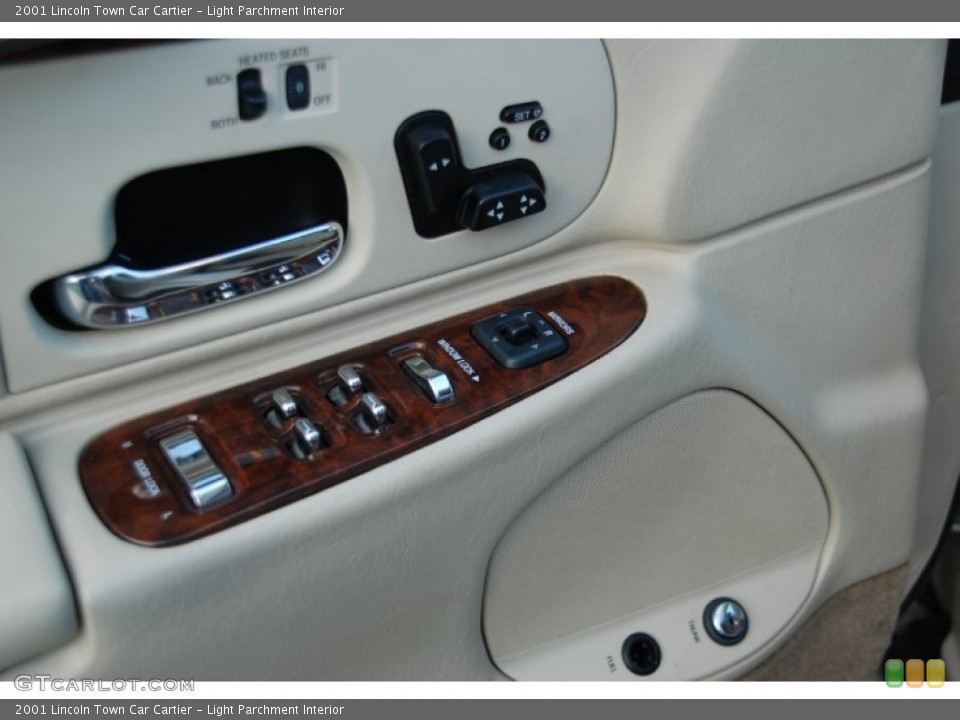 Light Parchment Interior Controls for the 2001 Lincoln Town Car Cartier #55885143