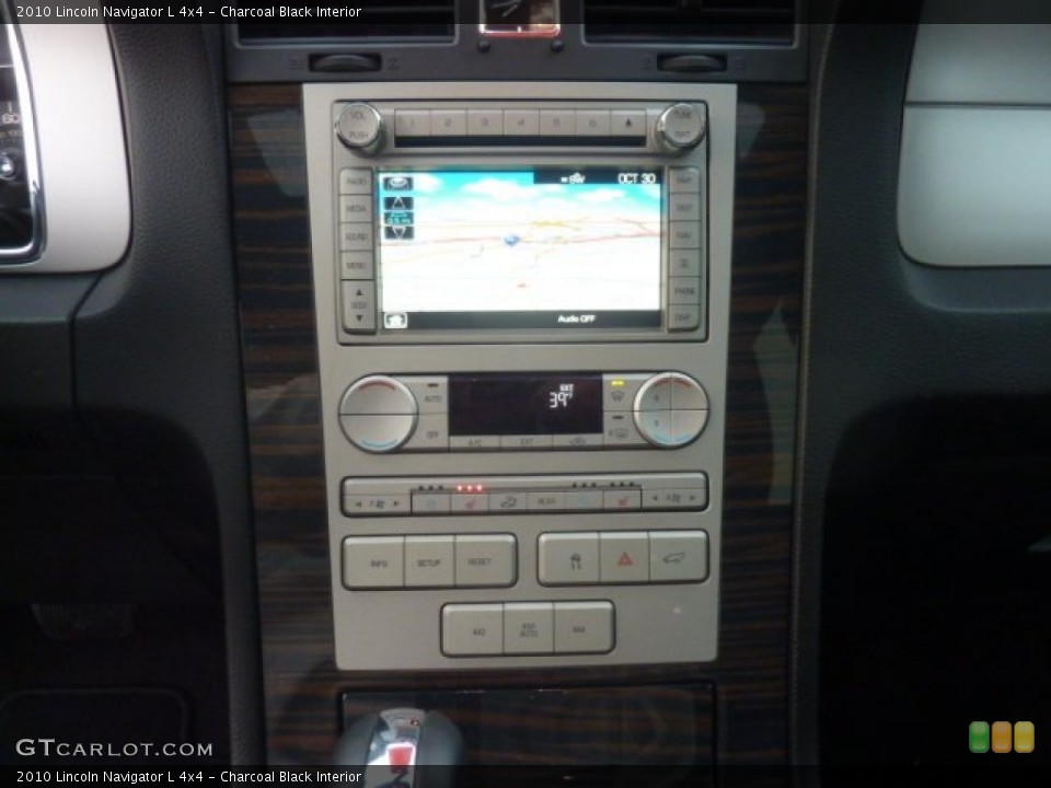 Charcoal Black Interior Controls for the 2010 Lincoln Navigator L 4x4 #55888763