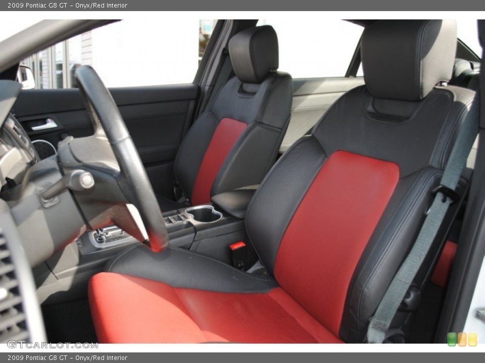 Onyx/Red Interior Photo for the 2009 Pontiac G8 GT #55889312