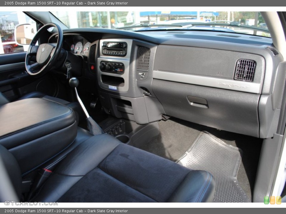 Dark Slate Gray Interior Dashboard for the 2005 Dodge Ram 1500 SRT-10 Regular Cab #55889641