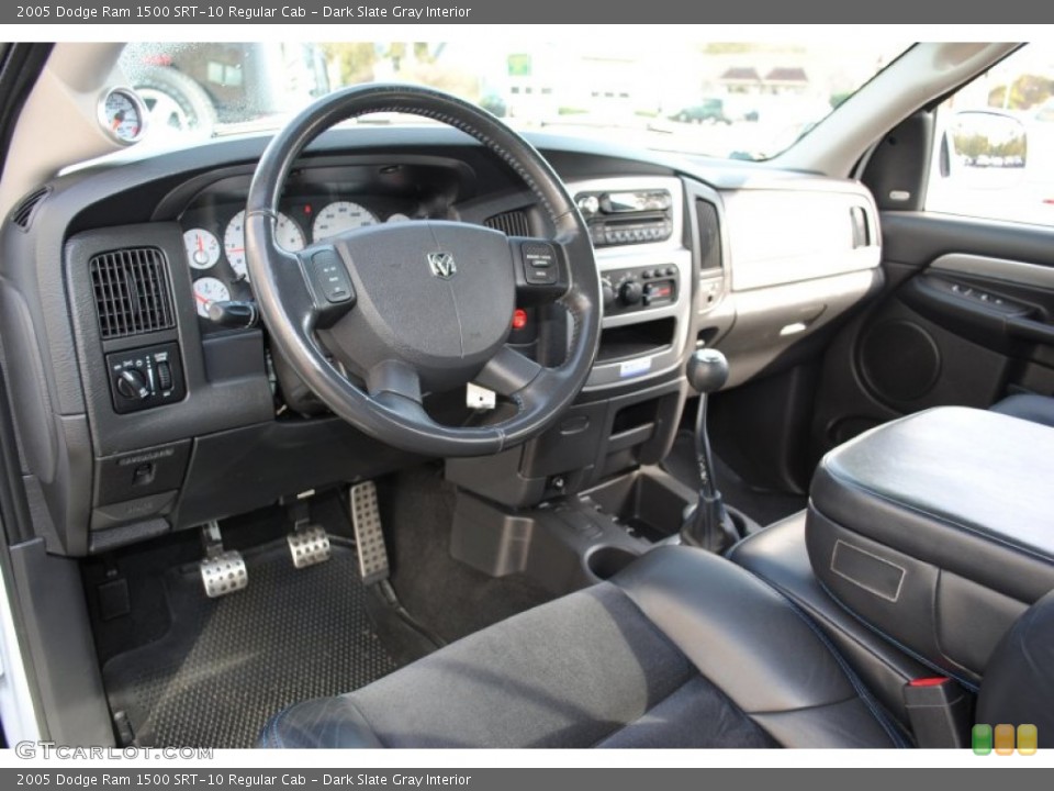 Dark Slate Gray Interior Prime Interior for the 2005 Dodge Ram 1500 SRT-10 Regular Cab #55889677