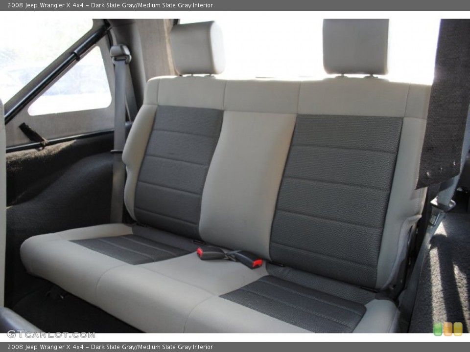 Dark Slate Gray/Medium Slate Gray Interior Photo for the 2008 Jeep Wrangler X 4x4 #55890124