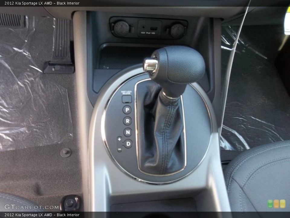 Black Interior Transmission for the 2012 Kia Sportage LX AWD #55890328