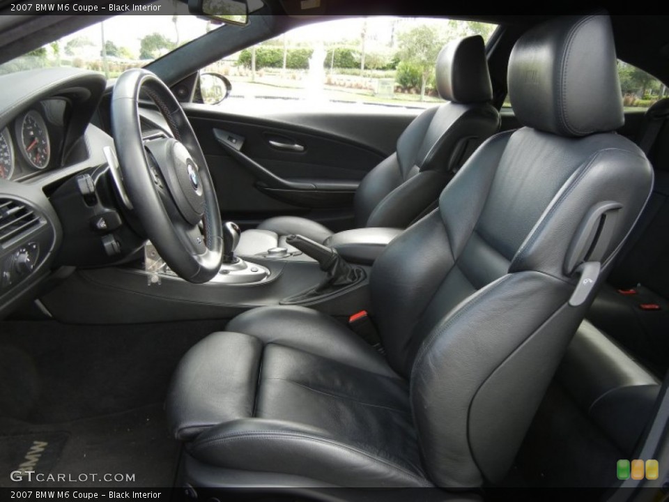 Black Interior Photo for the 2007 BMW M6 Coupe #55890679