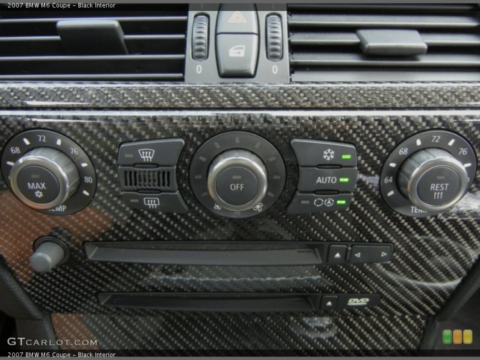 Black Interior Controls for the 2007 BMW M6 Coupe #55890793