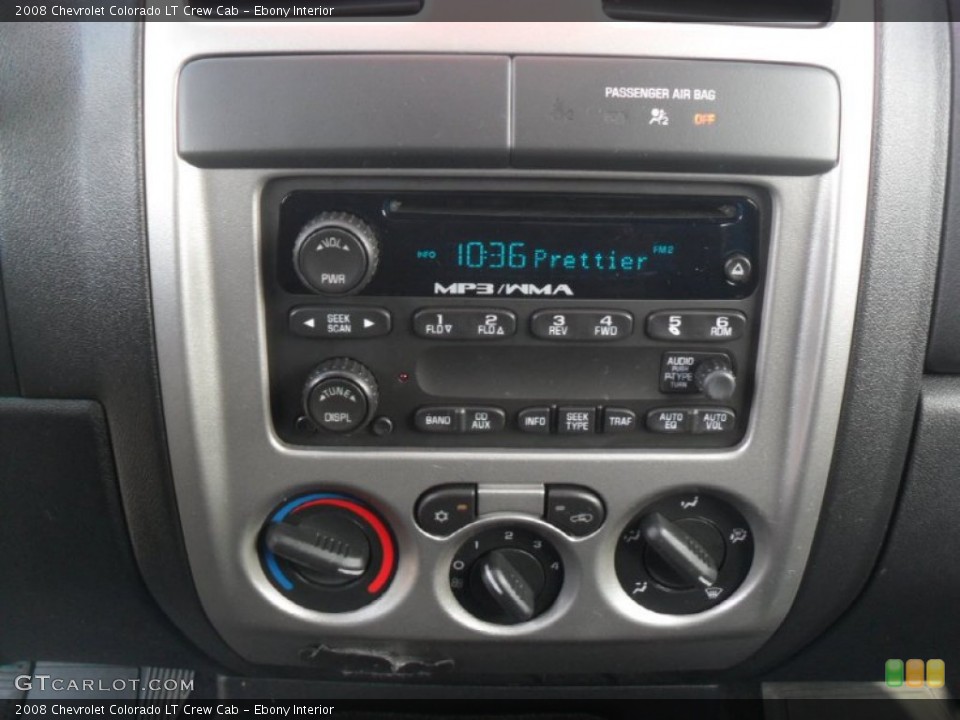 Ebony Interior Audio System for the 2008 Chevrolet Colorado LT Crew Cab #55892638