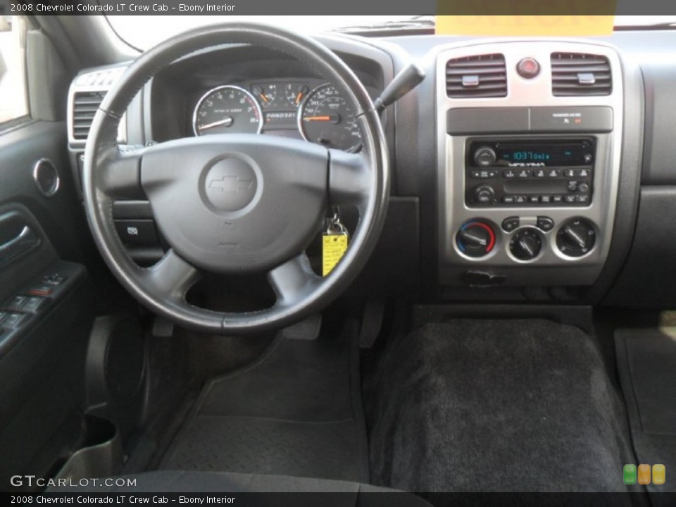 Ebony Interior Dashboard for the 2008 Chevrolet Colorado LT Crew Cab #55892671
