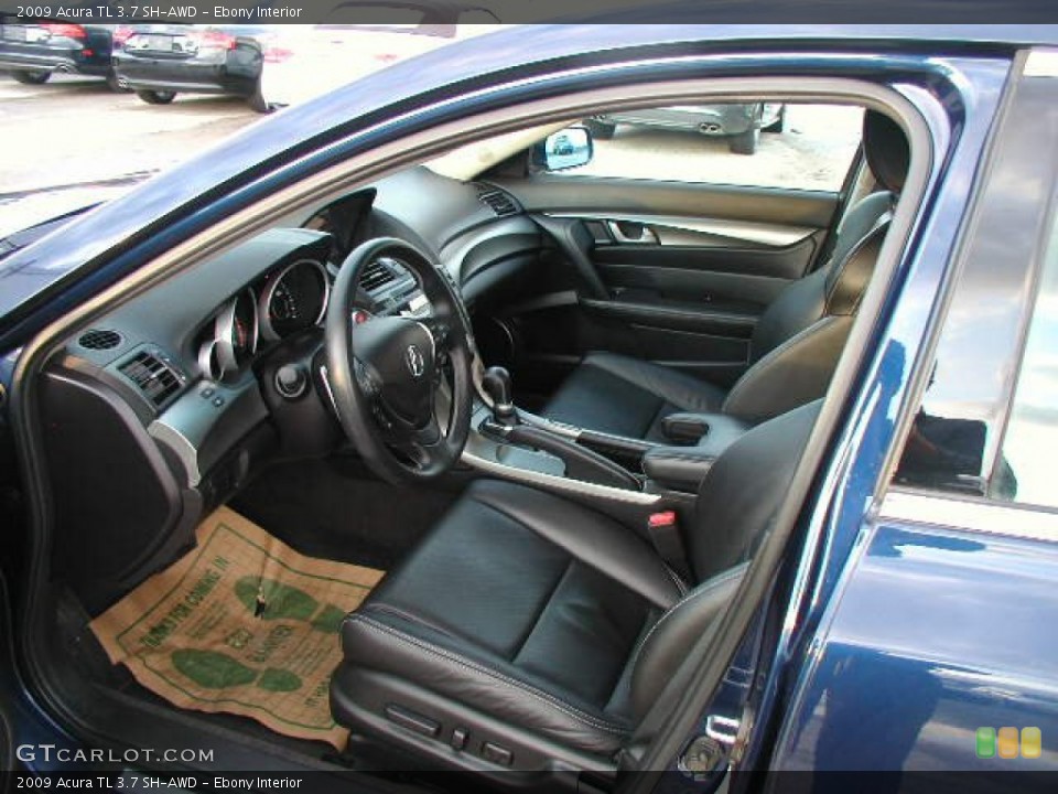 Ebony Interior Photo for the 2009 Acura TL 3.7 SH-AWD #55892695