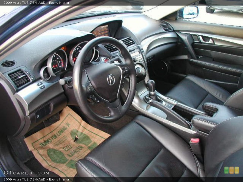 Ebony Interior Photo for the 2009 Acura TL 3.7 SH-AWD #55892704