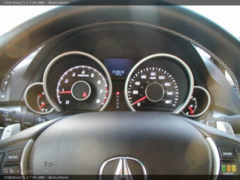 Ebony Interior Gauges for the 2009 Acura TL 3.7 SH-AWD #55892797