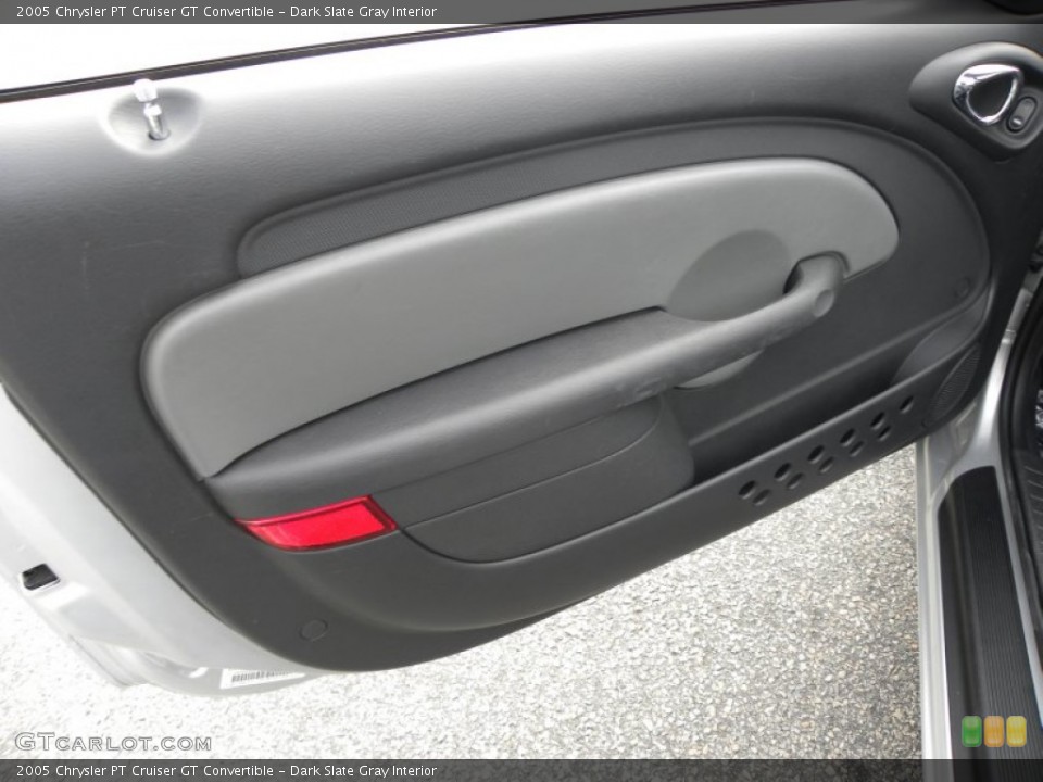 Dark Slate Gray Interior Door Panel for the 2005 Chrysler PT Cruiser GT Convertible #55892814