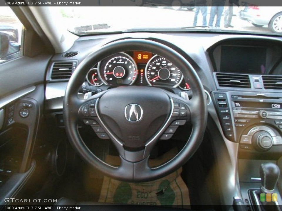 Ebony Interior Steering Wheel for the 2009 Acura TL 3.7 SH-AWD #55892839