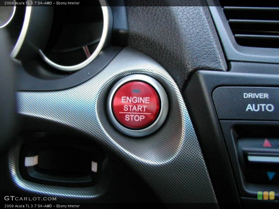 Ebony Interior Controls for the 2009 Acura TL 3.7 SH-AWD #55892857