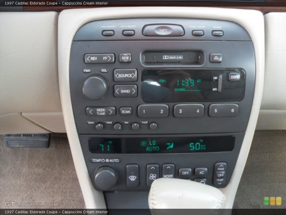 Cappuccino Cream Interior Audio System for the 1997 Cadillac Eldorado Coupe #55892863