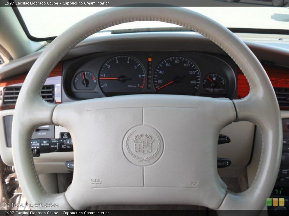 Cappuccino Cream Interior Steering Wheel for the 1997 Cadillac Eldorado Coupe #55892869