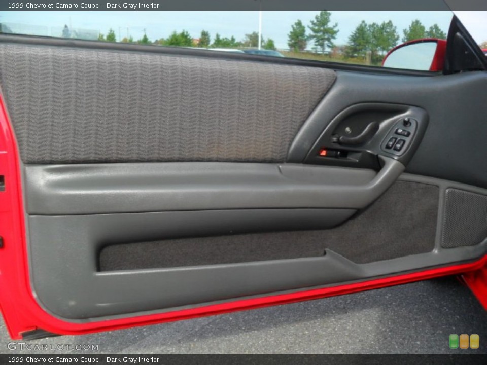 Dark Gray Interior Door Panel for the 1999 Chevrolet Camaro Coupe #55893049