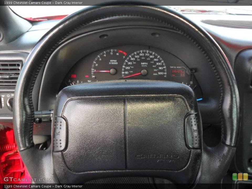 Dark Gray Interior Steering Wheel for the 1999 Chevrolet Camaro Coupe #55893085