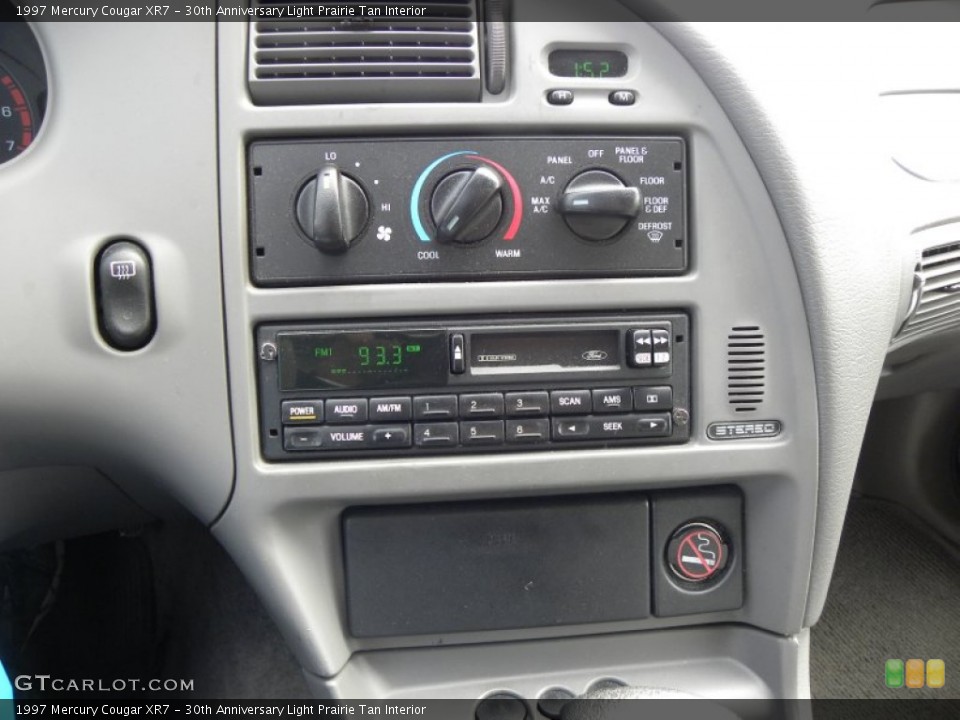 30th Anniversary Light Prairie Tan Interior Controls for the 1997 Mercury Cougar XR7 #55893097