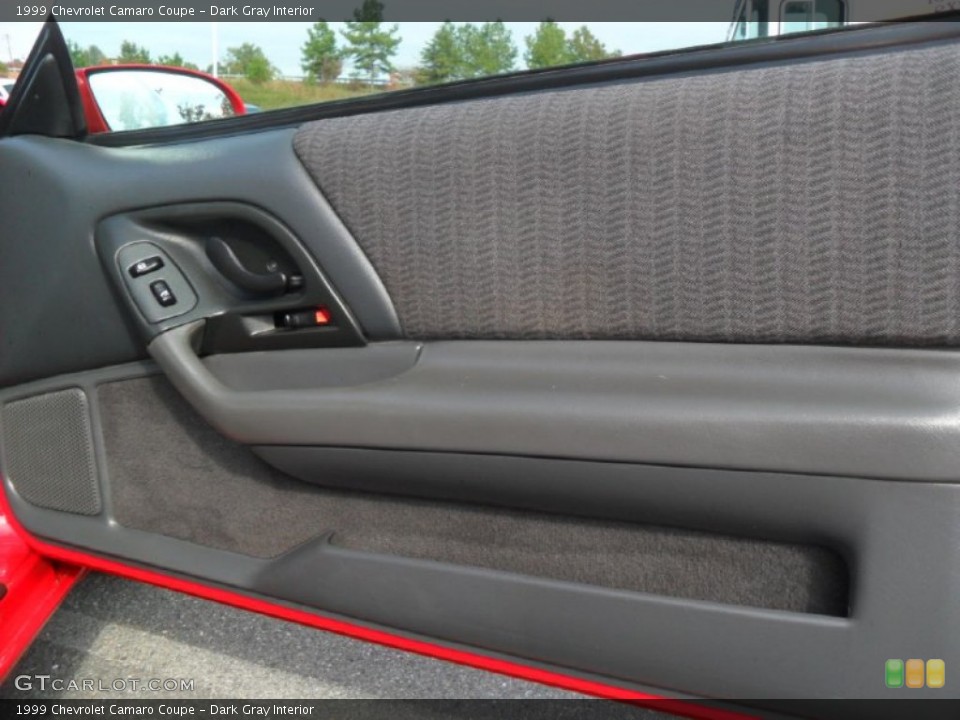 Dark Gray Interior Door Panel for the 1999 Chevrolet Camaro Coupe #55893148