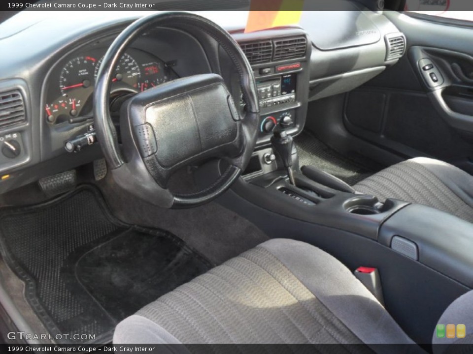 Dark Gray Interior Prime Interior for the 1999 Chevrolet Camaro Coupe #55893189