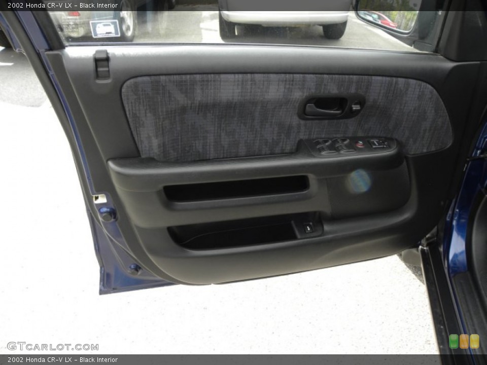 Black Interior Door Panel for the 2002 Honda CR-V LX #55893559