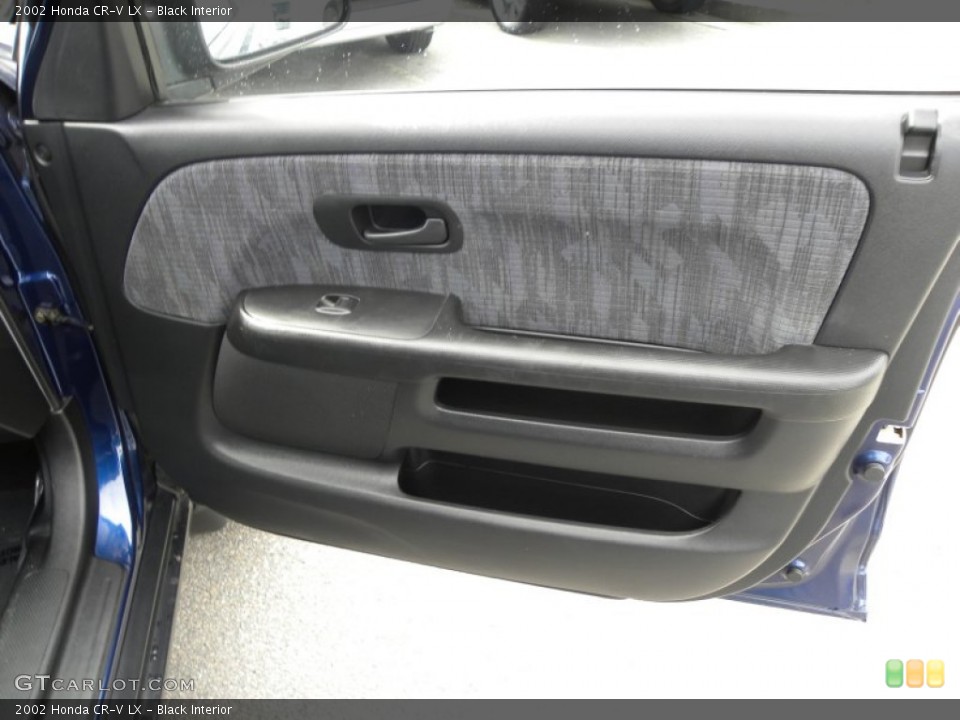 Black Interior Door Panel for the 2002 Honda CR-V LX #55893601