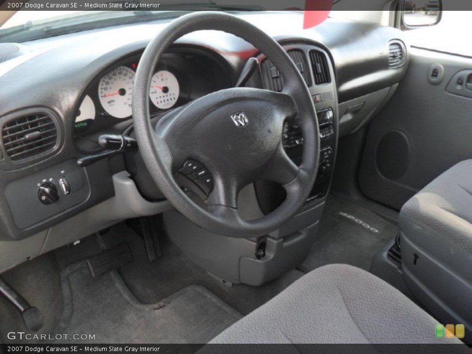 Medium Slate Gray 2007 Dodge Caravan Interiors