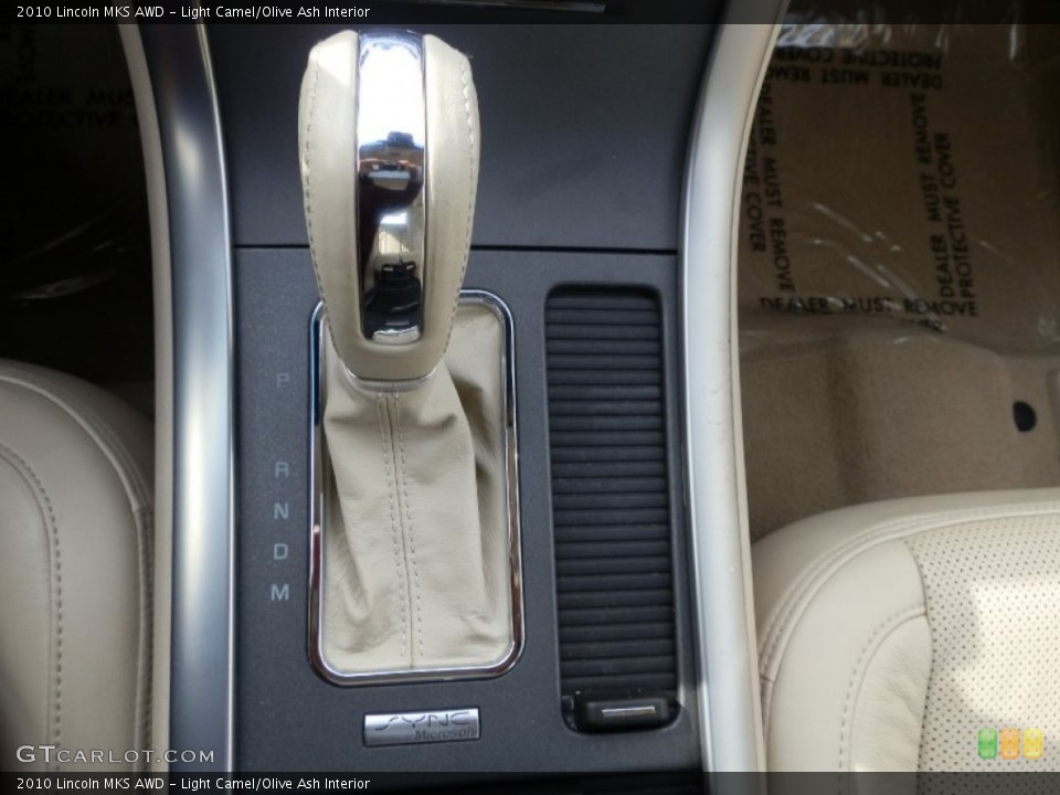 Light Camel/Olive Ash Interior Transmission for the 2010 Lincoln MKS AWD #55893997