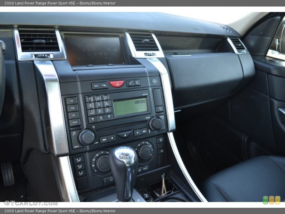 Ebony/Ebony Interior Controls for the 2009 Land Rover Range Rover Sport HSE #55894708