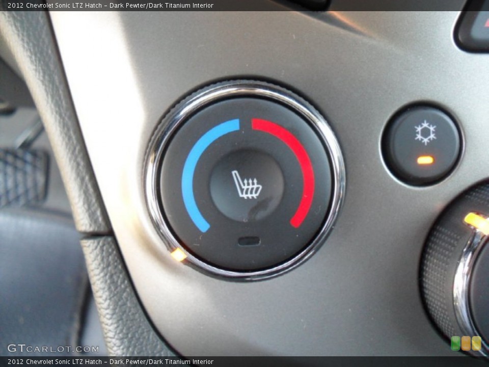 Dark Pewter/Dark Titanium Interior Controls for the 2012 Chevrolet Sonic LTZ Hatch #55895203