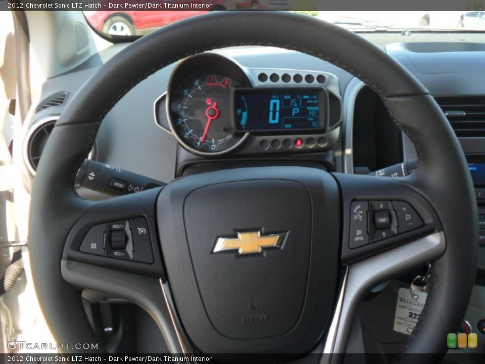 Dark Pewter/Dark Titanium Interior Steering Wheel for the 2012 Chevrolet Sonic LTZ Hatch #55895218