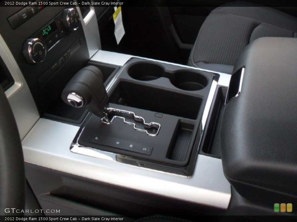 Dark Slate Gray Interior Transmission for the 2012 Dodge Ram 1500 Sport Crew Cab #55897240