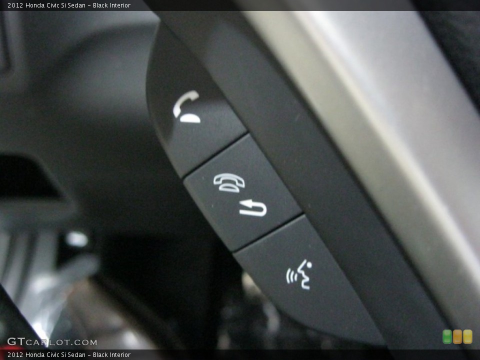 Black Interior Controls for the 2012 Honda Civic Si Sedan #55898053