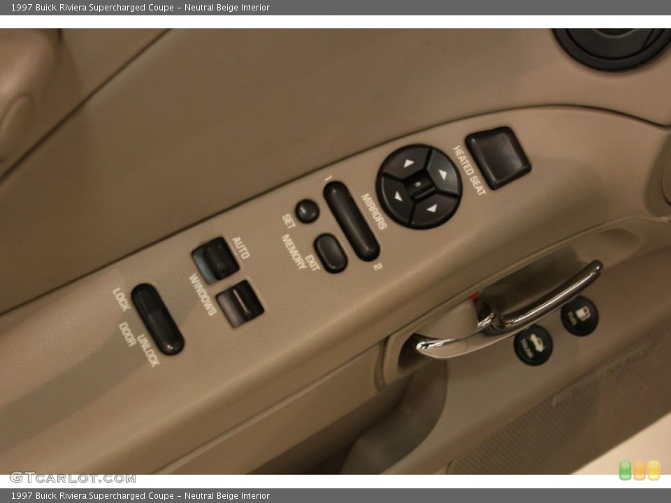 Neutral Beige Interior Controls for the 1997 Buick Riviera Supercharged Coupe #55898581