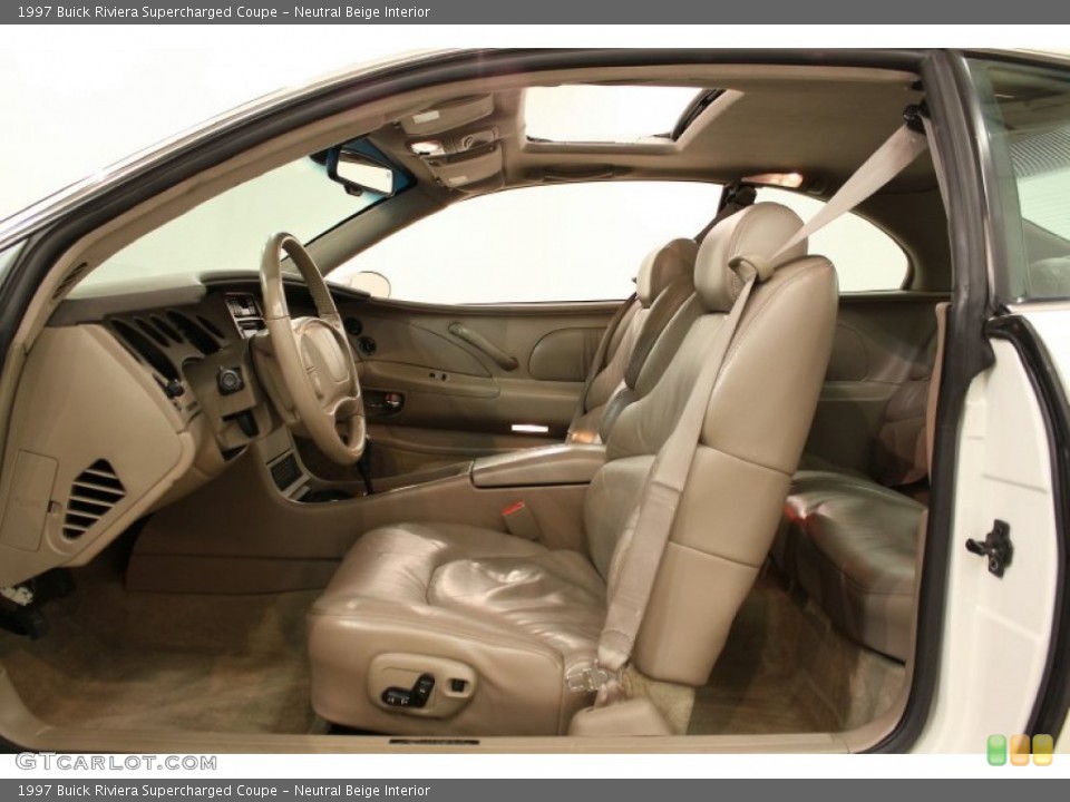 Neutral Beige Interior Photo for the 1997 Buick Riviera Supercharged Coupe #55898593