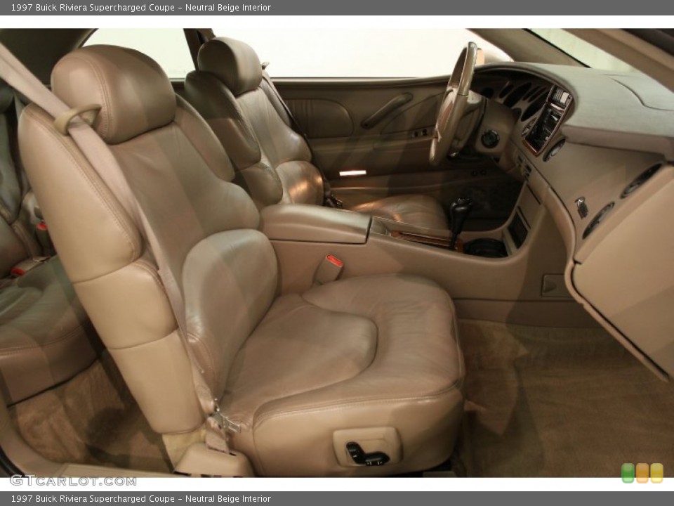 Neutral Beige Interior Photo for the 1997 Buick Riviera Supercharged Coupe #55898629