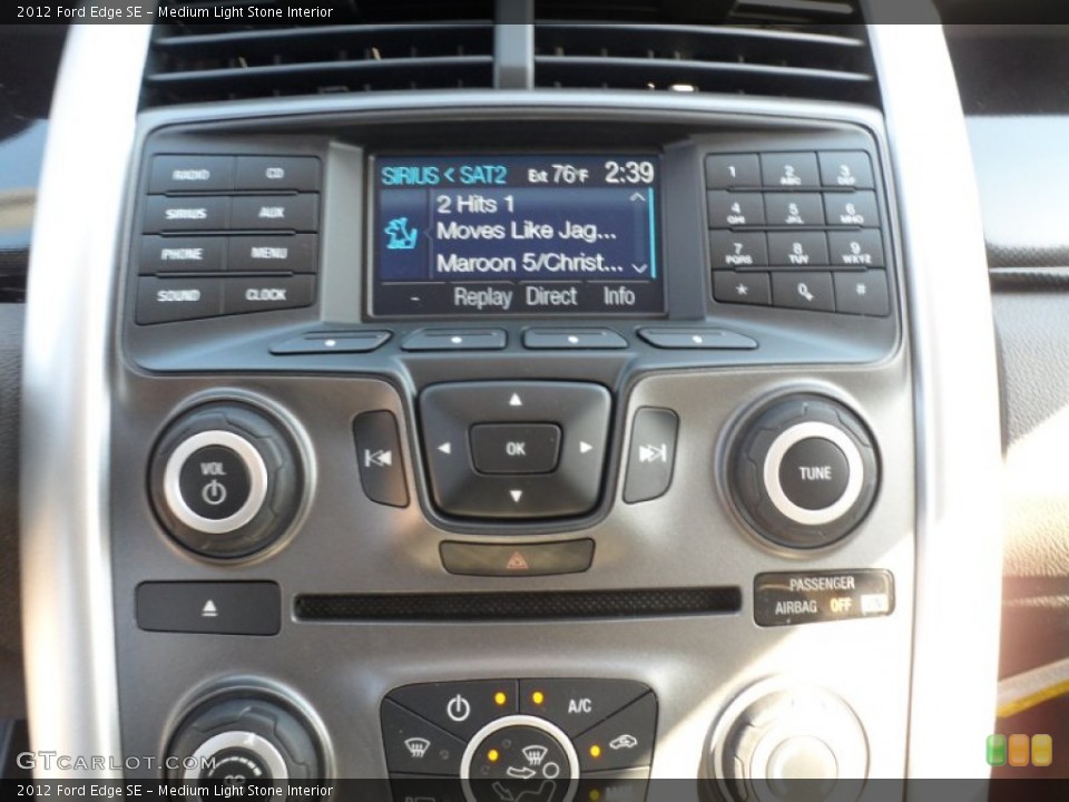 Medium Light Stone Interior Audio System for the 2012 Ford Edge SE #55899661