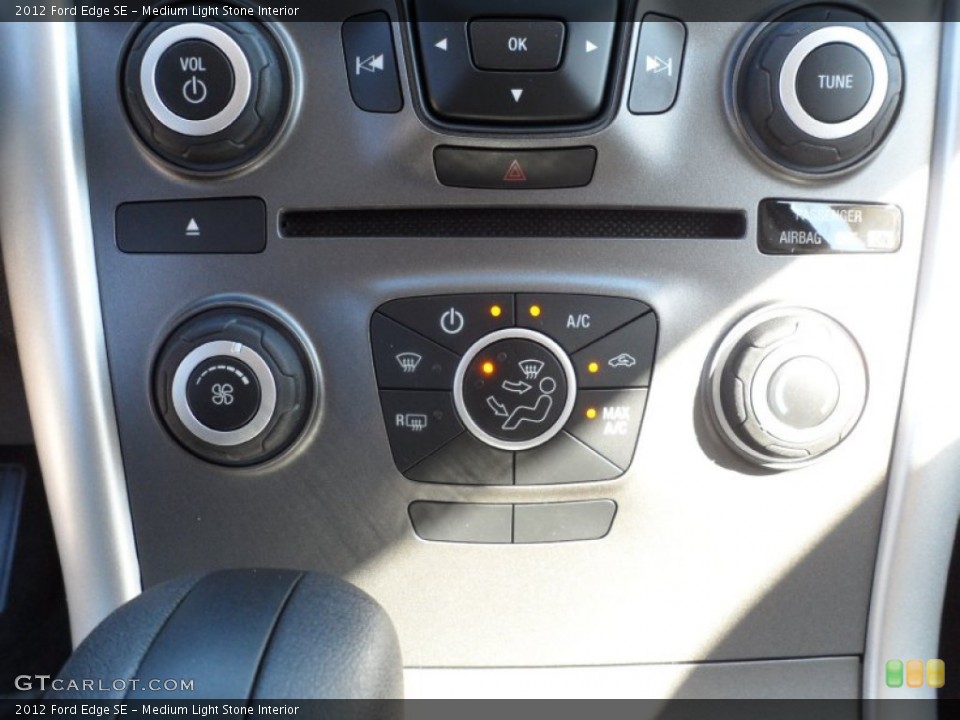 Medium Light Stone Interior Controls for the 2012 Ford Edge SE #55899667