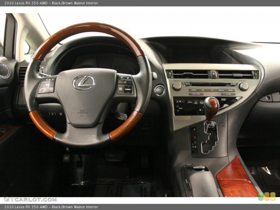 Black/Brown Walnut Interior Dashboard for the 2010 Lexus RX 350 AWD #55899970