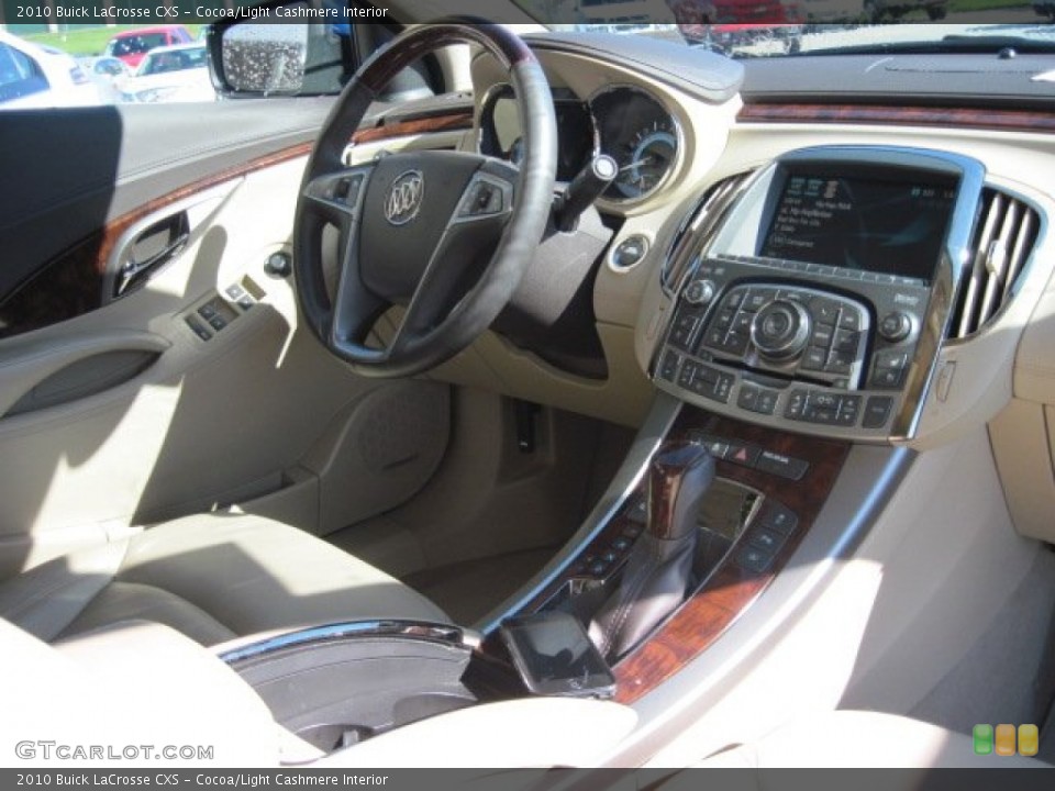 Cocoa/Light Cashmere Interior Dashboard for the 2010 Buick LaCrosse CXS #55901197