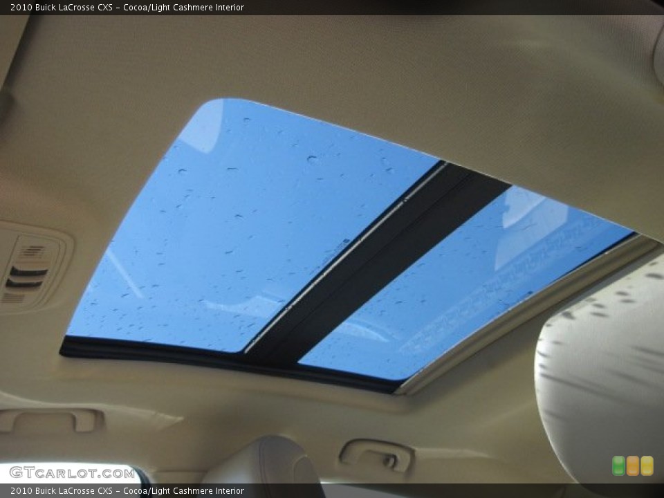 Cocoa/Light Cashmere Interior Sunroof for the 2010 Buick LaCrosse CXS #55901209