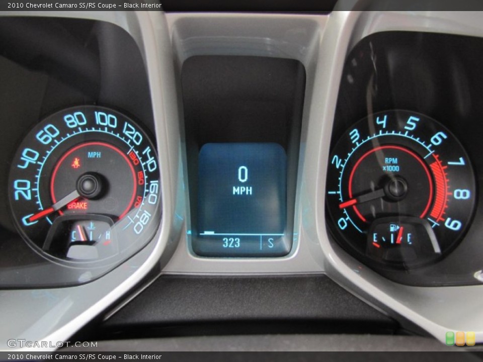 Black Interior Gauges for the 2010 Chevrolet Camaro SS/RS Coupe #55901233