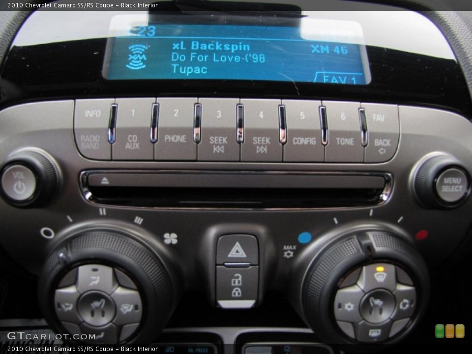 Black Interior Audio System for the 2010 Chevrolet Camaro SS/RS Coupe #55901275