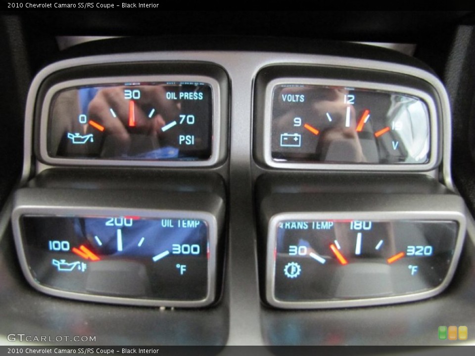 Black Interior Gauges for the 2010 Chevrolet Camaro SS/RS Coupe #55901281
