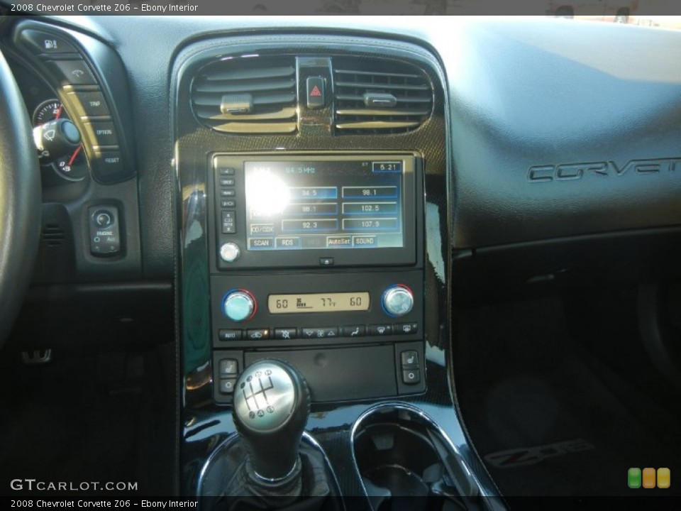 Ebony Interior Transmission for the 2008 Chevrolet Corvette Z06 #55901461