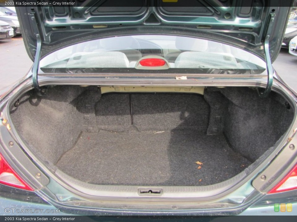 Grey Interior Trunk for the 2003 Kia Spectra Sedan #55902328