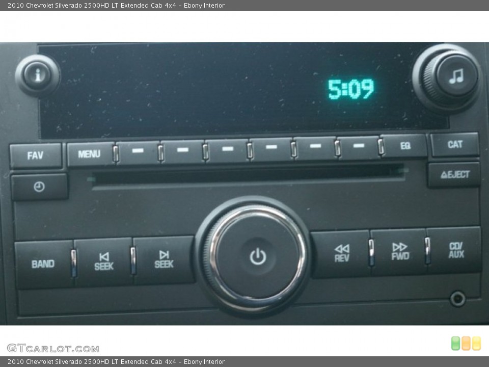 Ebony Interior Audio System for the 2010 Chevrolet Silverado 2500HD LT Extended Cab 4x4 #55903851